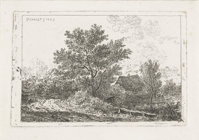 Landschaft mit Bauernhof von Pieter Casper Christ