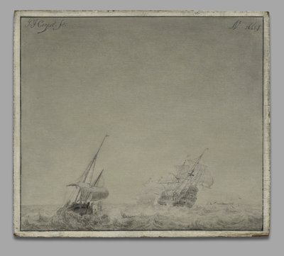 Ein stürmisches Meer von Pieter Coopse