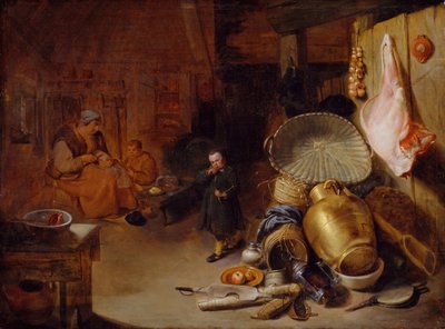 Innenraum mit Figuren von Pieter Jacobsz. Duyfhuijsen
