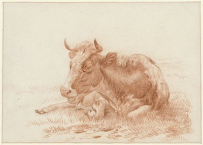 Liegendes Rind von Pieter Jan Guise