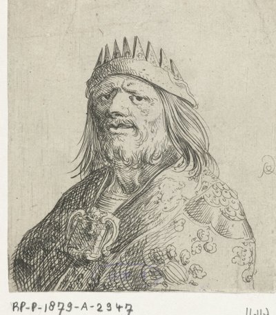 Porträtbüste eines Königs von Pieter Jansz Quast