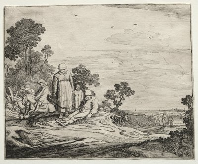 Landschaft mit Bauern, 1626 von Pieter Molyn