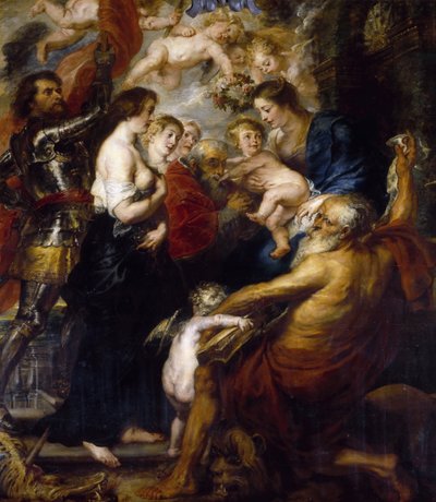 Unsere Liebe Frau mit den Heiligen von Peter Paul Rubens