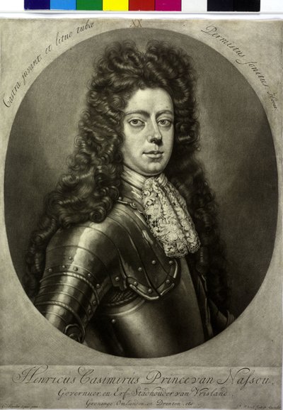 Graf von Nassau-Diez Heinrich Casimir II (Druck) von Pieter Schenk