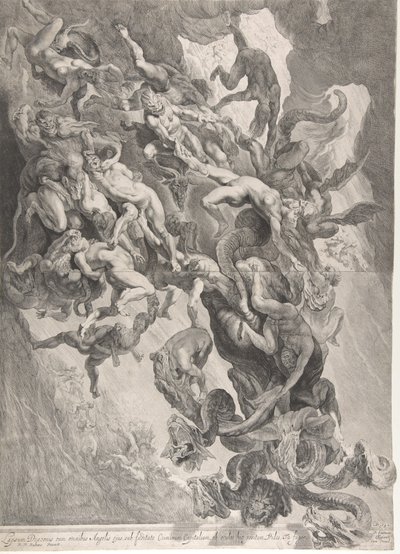 Der Fall der Verdammten, 1642 von Pieter Soutman