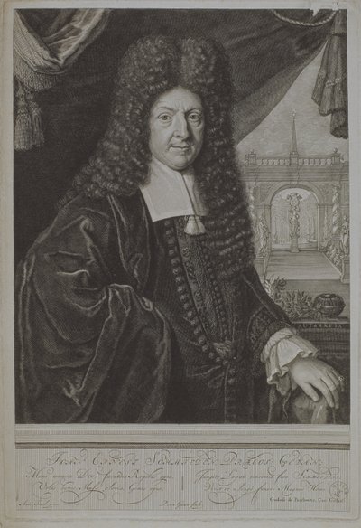 Jan Ernest Schmieden (1626-1707) 1707 von Pieter Stevens van Gunst