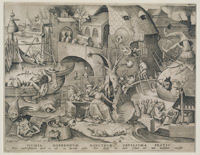 Inuidia von Pieter Bruegel the Elder