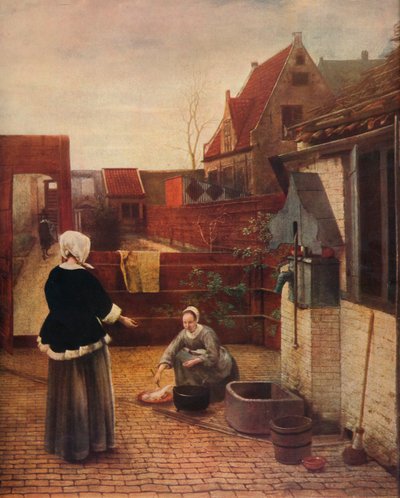 Ein holländischer Innenhof, um 1658, 1911 von Pieter de Hooch