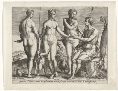 Das Urteil des Paris von Pieter de Jode (I)