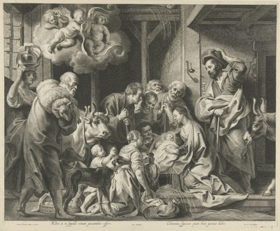 Anbetung der Hirten von Pieter de Jode (II)