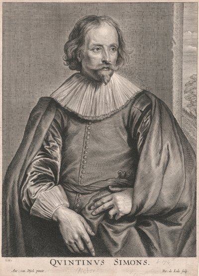 Quintinus Simons von Pieter de Jode