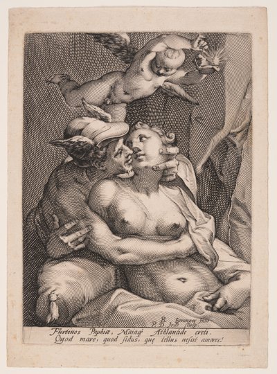 Merkur, Venus und Amor von Pieter de Jode I