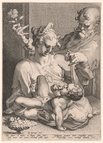 Die Heilige Familie von Pieter de Jode I
