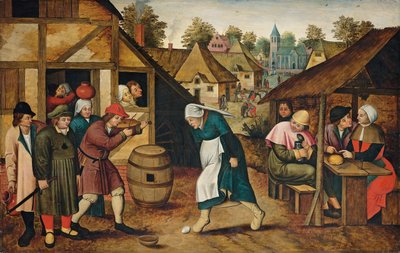 Der Eiertanz von Pieter Brueghel the Younger