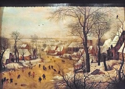Winterlandschaft mit Schlittschuhläufern von Pieter the Younger Brueghel