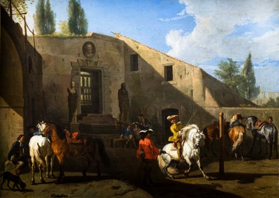 Das Manège von Pieter van Bloemen