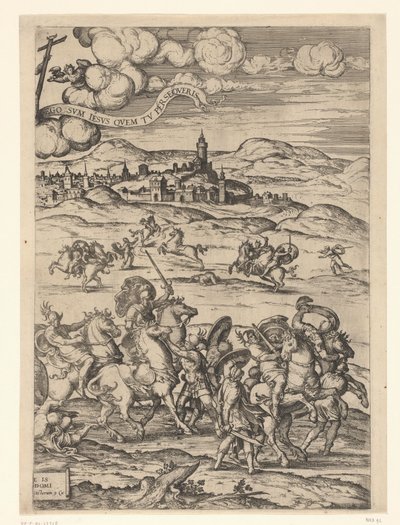 Bekehrung des Paulus von Pieter van der Borcht (I)