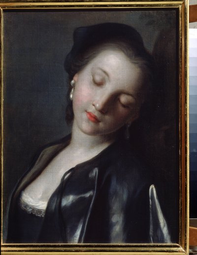 Schlafende junge Frau von Pietro Antonio Rotari