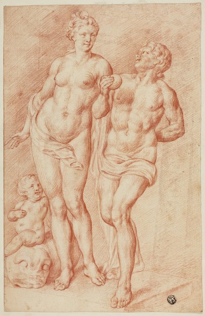 Venus und Paris von Pietro Dandini