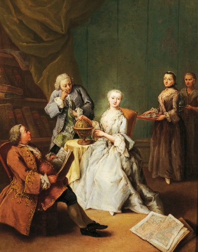 Geographiestunde von Pietro Longhi