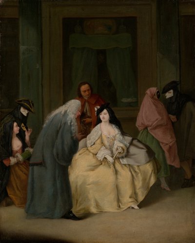 Das Treffen, 1746 von Pietro Longhi