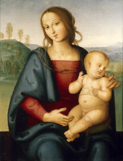 Madonna und Kind von Pietro Perugino