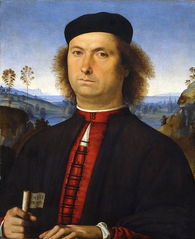 Porträt von Francesco delle Opere, 1494 von Pietro Perugino