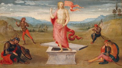 Die Auferstehung von Pietro Perugino