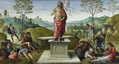 Die Auferstehung, 1496-1500 von Pietro Perugino