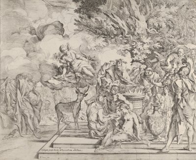 Das Opfer der Iphigenie von Pietro Testa