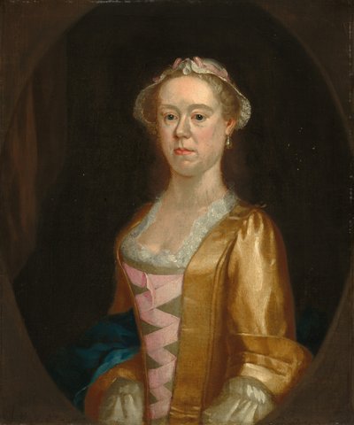 Porträt einer Dame von Possibly British 18th Century