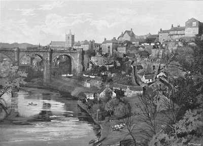 Knaresborough, vom Schloss, ca. 1896 von Poulton and Co
