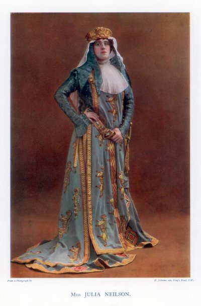 Julia Neilson, englische Schauspielerin, 1901 von R Johnson