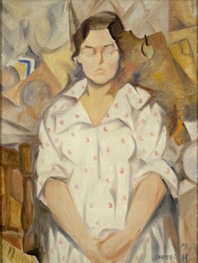 Porträt von Pilar von Rafael Perez Barradas