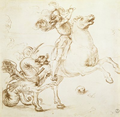 St. Georg und der Drache von Raffaello Sanzio Raphael