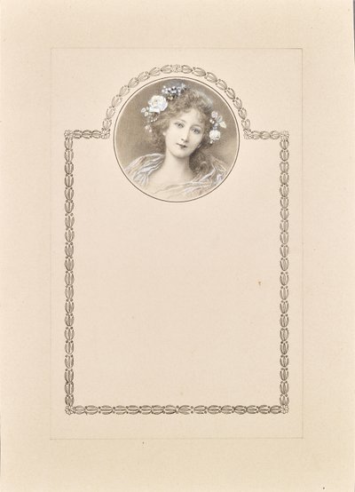 Entwurf zu Glückwunschkarte von Raimund Ritter Von Brennerstein Wichera