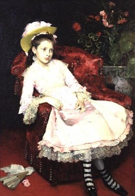 Junge Dame in Rosa von Raimundo de Madrazo y Garreta