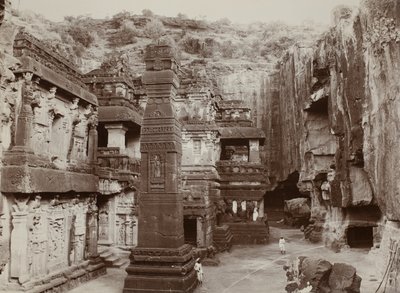 Khalias Felsentempel, Ellora von Raja Deen Dayal