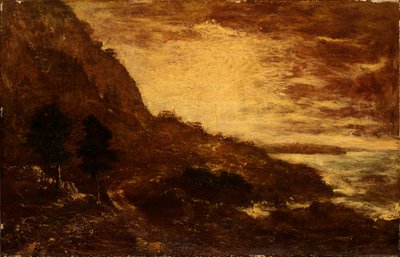 Sonnenuntergang, Navarro Ridge, Kalifornische Küste von Ralph Albert Blakelock