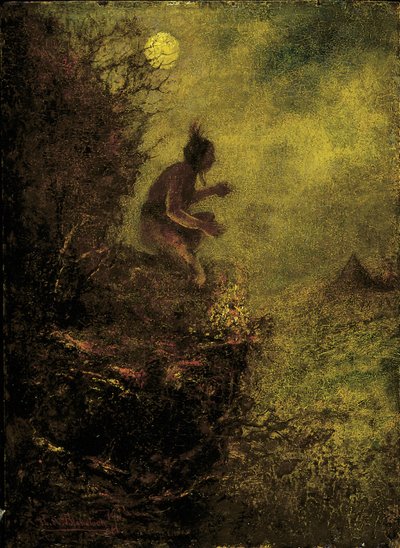 Das Signalfeuer, 1885-1890 von Ralph Albert Blakelock