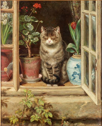 Blinzeln in der Sonne, 1881 von Ralph Hedley