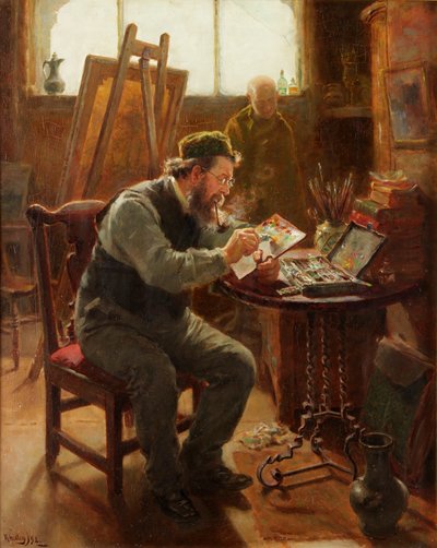 Porträt von Stephen Brownlow, 1892 von Ralph Hedley