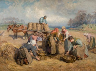 Kartoffelsammler, Northumberland, 1903 von Ralph Hedley