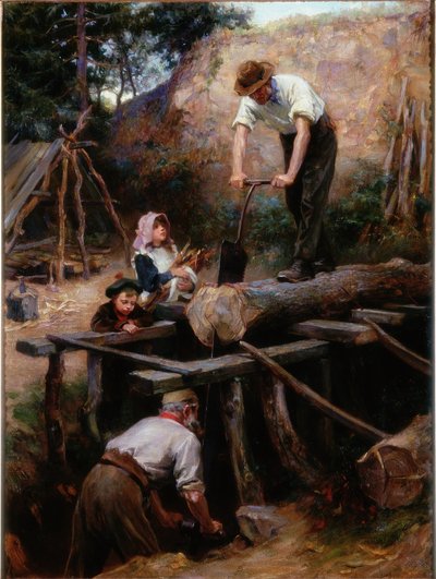 Holzsäger, 1896 von Ralph Hedley