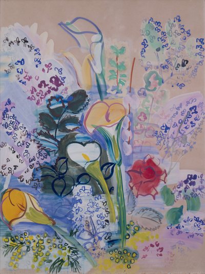 Blumenstrauß aus Arums von Raoul Dufy