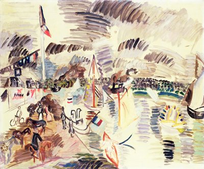 Caudebec, um 1913 von Raoul Dufy