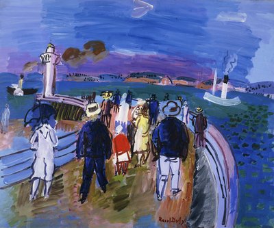 Hafen von Honfleur von Raoul Dufy