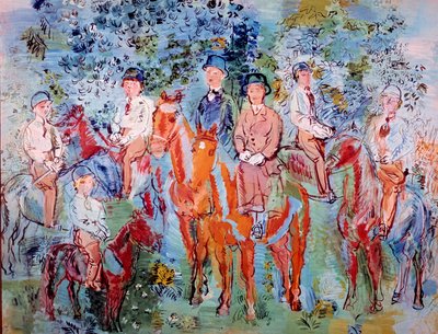Reiter im Wald von Raoul Dufy