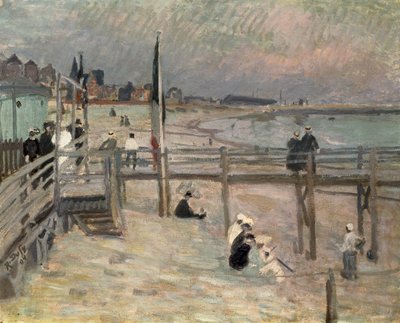 Am Strand von Sainte-Adresse von Raoul Dufy