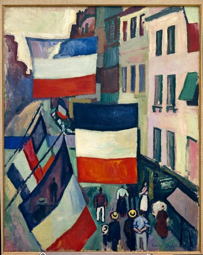 Die Bulwark-Straße am 14. Juli von Raoul Dufy